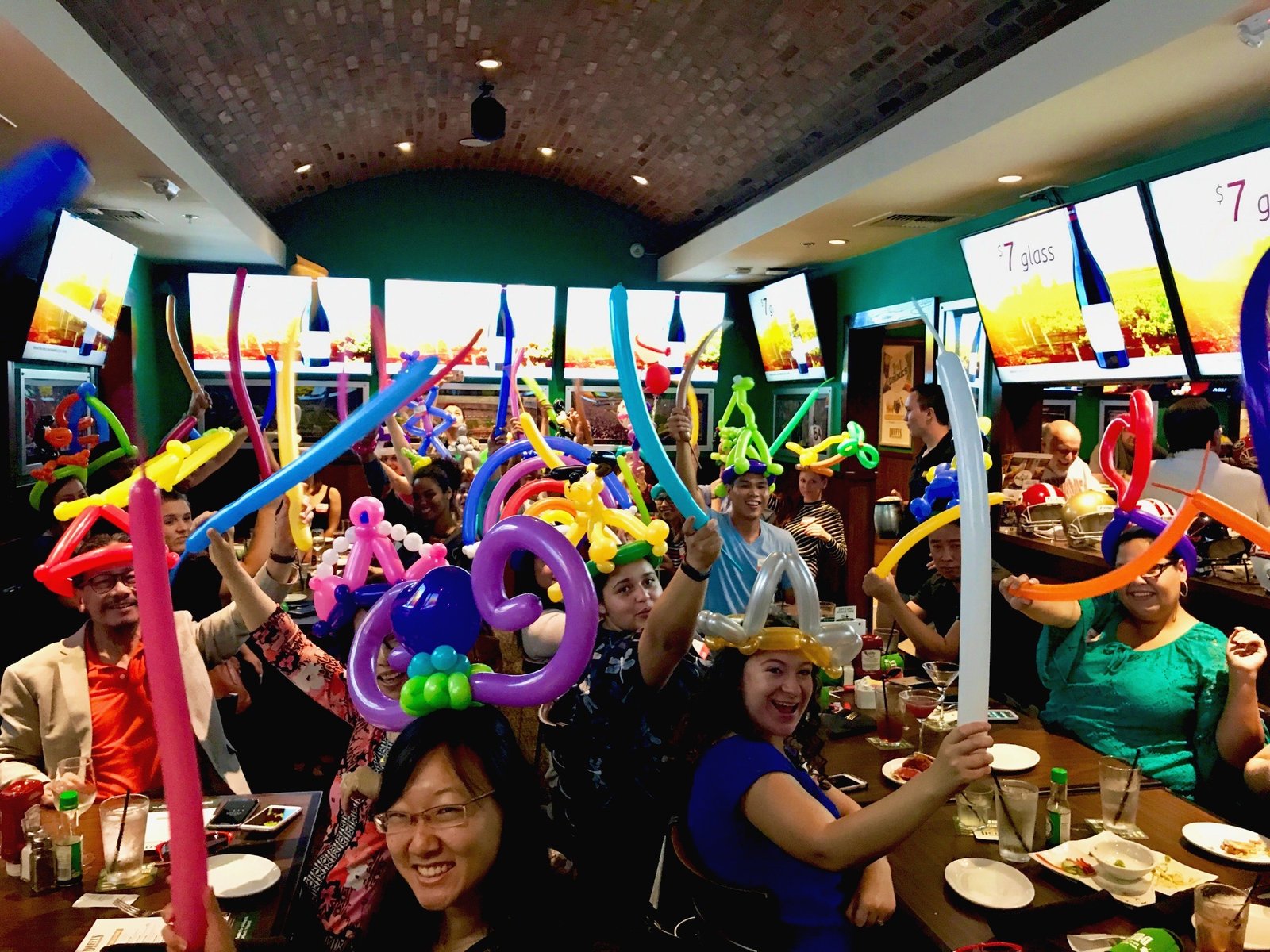 Family night entertainment program at Florida restaurant