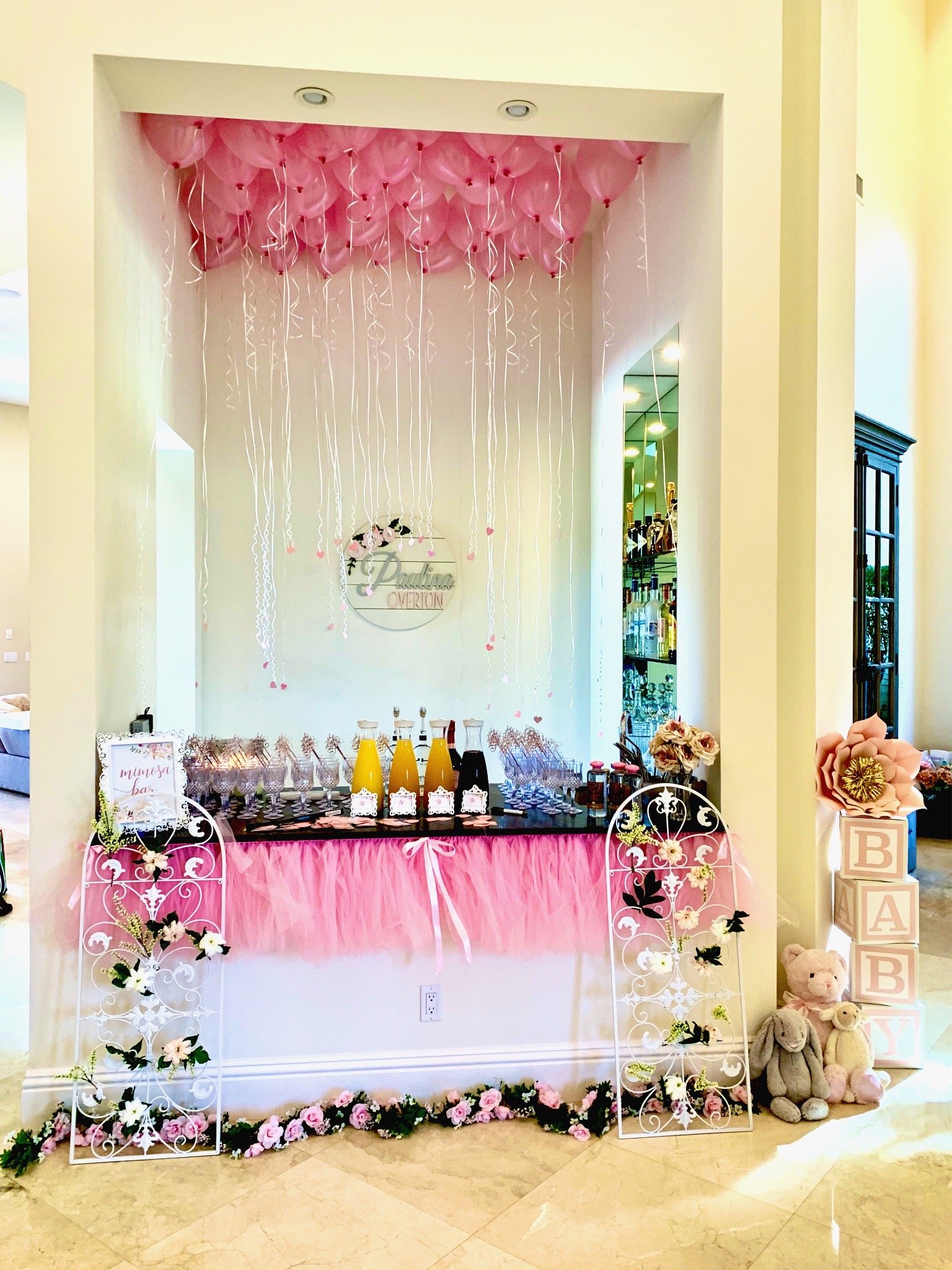 Corporate event venue ready for transformation with decor and entertainment