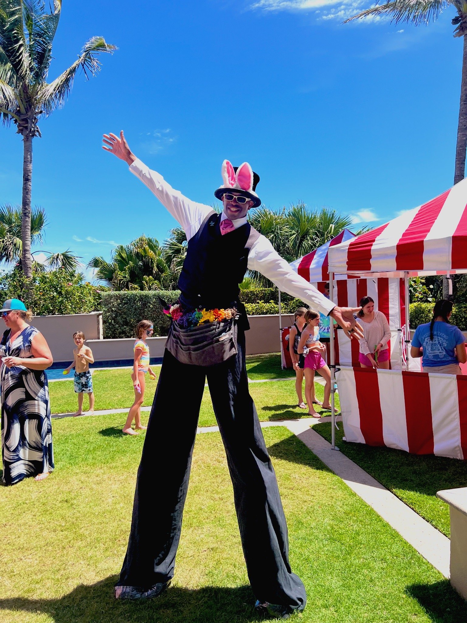 Stage magic show at a corporate event in Florida